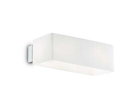 Фото Настенный светильник BOX AP2 BIANCO Ideal Lux 009537, купить с доставкой на skylight.com.ua 