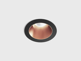 Фото точковий врізний світильник LTX NANO R чорний (01.3910.8.930.BK + 01.A390.CP), купити з доставкою на skylight.com.ua