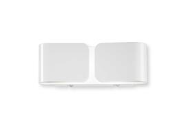 Фото Настенный светильник CLIP AP2 MINI BIANCO Ideal Lux 049236, купить с доставкой на skylight.com.ua 