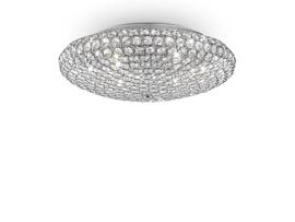 Фото Кришталева люстра KING PL9 CROMO Ideal Lux 073255, купити з доставкою на skylight.com.ua