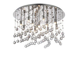 Фото Стельова люстра MOONLIGHT PL12 CROMO Ideal Lux 077802, купити з доставкою на skylight.com.ua