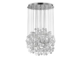Фото Люстра стельова BOLLICINE SP14 BIANCO Ideal Lux 087924, купити з доставкою на skylight.com.ua