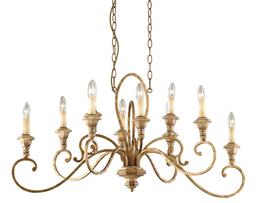 Фото Люстра свічка CORTINA SP10 Ideal Lux 088433, купити з доставкою на skylight.com.ua