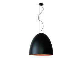 Фото підвісний світильник Nowodvorski 10321 Egg black/copper XL, купити з доставкою на skylight.com.ua