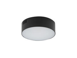 Фото стельовий світильник Nowodvorski 10406/10415 Lid Round Led 15W 3000K чорний, купити з доставкою на skylight.com.ua