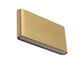 Фото уличная посветка фасада Nowodvorski 11366 Semi Латунь, купить с доставкой на skylight.com.ua