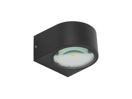 Фото уличная посветка фасада Nowodvorski 11370 Nel Черный, купить с доставкой на skylight.com.ua