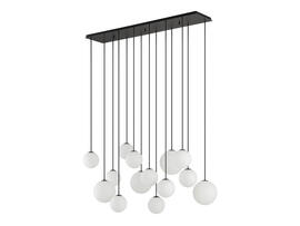 Фото підвісний світильник Nowodvorski 11408 Snowball чорний, купити з доставкою на skylight.com.ua