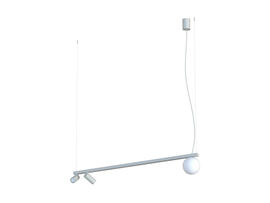 Фото подвесной светильник Nowodvorski 11450 Fourty Серый, купить с доставкой на skylight.com.ua