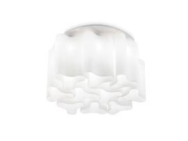 Фото Стельова люстра COMPO PL10 BIANCO Ideal Lux 125510, купити з доставкою на skylight.com.ua