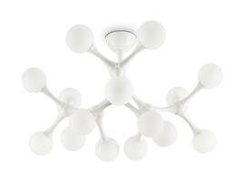 Фото Потолочная люстра NODINO PL15 BIANCO Ideal Lux 149608, купить с доставкой на skylight.com.ua 
