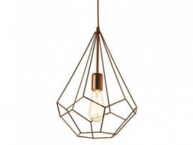 Фото Підвісний світильник Ideal Lux Ampolla-3 SP1 Rame 167367, купити з доставкою на skylight.com.ua