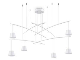 Фото Світлодіодна люстра FISH SP6 WH Ideal Lux 196985, купити з доставкою на skylight.com.ua