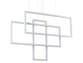 Фото Світлодіодна люстра FRAME SQ 103cm WH Ideal Lux 253589, купити з доставкою на skylight.com.ua