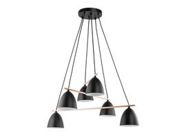 Фото люстра TK Lighting 2577 Aida black, купити з доставкою на skylight.com.ua