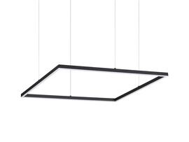 Фото Світлодіодна люстра ORACLE SLIM SQ 70cm BK Ideal Lux 259185, купити з доставкою на skylight.com.ua