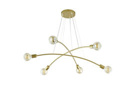 Фото люстра TK Lighting Helix Gold 2728, купить с доставкой на skylight.com.ua