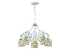 Фото кришталева люстра Wunderlicht Damask W38880-45, купити з доставкою на skylight.com.ua
