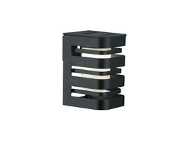 Фото уличный светильник на солнечной батарее Goldlux 323200 Agide черный, купить с доставкой на skylight.com.ua