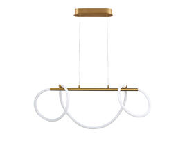 Фото светодиодная люстра Goldlux 327987 Emma золото, купить с доставкой на skylight.com.ua