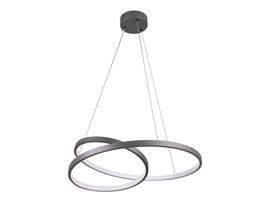 Фото светодиодная люстра Goldlux 328021 Zefira черный, купить с доставкой на skylight.com.ua