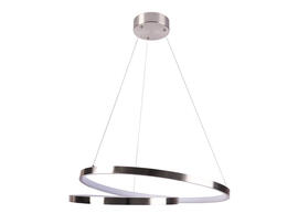 Фото светодиодная люстра Goldlux 328045 Zefira никель/хром, купить с доставкой на skylight.com.ua