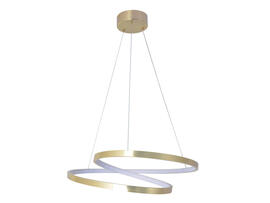 Фото светодиодная люстра Goldlux 328052 Zefira золото, купить с доставкой на skylight.com.ua