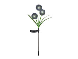 Фото уличный светильник на солнечной батарее Goldlux 329509 Allium зеленый, купить с доставкой на skylight.com.ua