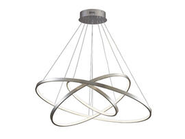 Фото светодиодная люстра Goldlux 330048 Lea никель/хром, купить с доставкой на skylight.com.ua