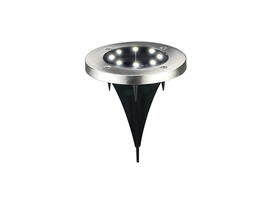 Фото уличный светильник на солнечной батарее Goldlux 330246 Solly серебро, купить с доставкой на skylight.com.ua