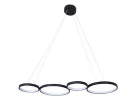 Фото светодиодная люстра Goldlux 331021 Flamenco черный, купить с доставкой на skylight.com.ua