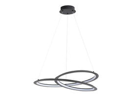 Фото светодиодная люстра Goldlux 331106 Tango черный, купить с доставкой на skylight.com.ua