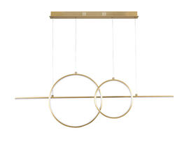 Фото светодиодная люстра Goldlux 331809 Laura золото, купить с доставкой на skylight.com.ua