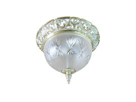 Фото потолочный светильник ArtGlass LEA I white gold, купить с доставкой на skylight.com.ua