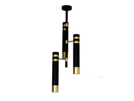 Фото люстра Pikart Level V3 black brass -5021, купити з доставкою на skylight.com.ua