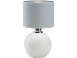 Фото Настільна лампа TK Lighting PALLA WHITE/SILVER 5079, купити з доставкою на skylight.com.ua