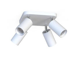 Фото Светильник поворотный, спот Nowodvorski 6017 Eye spot GU10 4x10W IP20 Белый, купить с доставкой на skylight.com.ua