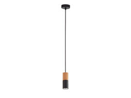 Фото підвісний світильник TK Lighting 6309 Elit black/wood, купити з доставкою на skylight.com.ua