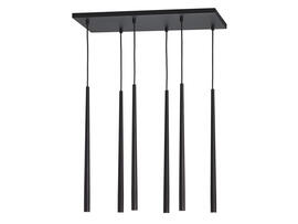 Фото Люстра TK Lighting PIANO-6 BLACK 6412, купити з доставкою на skylight.com.ua