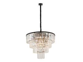  Фото люстра Nowodvorski 7614 CRISTAL BLACK L ZWIS , купить с доставкой на skylight.com.ua