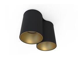 Фото точечный светильник Nowodvorski  EYE TONE II BLACK/GOLD PL 8087, купить с доставкой на skylight.com.ua