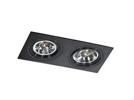 Фото Точковий врізний світильник Azzardo AZ2806 Siro 2 (black/black), купити з доставкою на skylight.com.ua