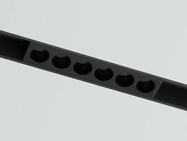 Фото трековый магнитный светильник Lumineka DT-120-BK Dots 120mm 6W Черный, купить с доставкой на skylight.com.ua