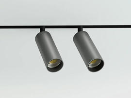 Фото трековый магнитный светильник Lumineka DTB-34-AL Tube 34mm 16W Алюминий, купить с доставкой на skylight.com.ua