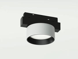 Фото трековый магнитный светильник Lumineka FD-90-WH Fixed Disk 8W Белый, купить с доставкой на skylight.com.ua