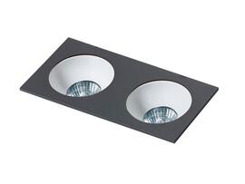 Фото точковий світильник Azzardo Hugo 2 Downlight Black GM2203S-BK, купити з доставкою на skylight.com.ua