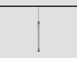 Фото подвесной трековый светильник LiGHT HUB LH25-TUBE-SL-BZ SIDELIGHT бронза, купить с доставкой на skylight.com.ua