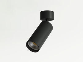 Фото накладной поворотный светильник Lumineka LM-T52S-BK TUBE 52mm, 15W 1300Lm, 3000K/4000K Black, купить с доставкой на skylight.com.ua