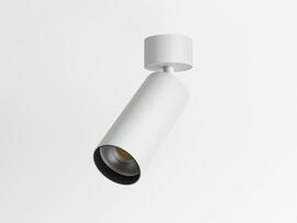 Фото накладной поворотный светильник Lumineka LM-T52S-WH TUBE 52mm, 15W 1300Lm, 3000K/4000K White, купить с доставкой на skylight.com.ua
