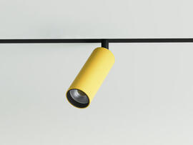 Фото трековый магнитный светильник Lumineka LM-TB-34-SB TUBE 34mm, 8W 640Lm RAL Sunbeam, купить с доставкой на skylight.com.ua